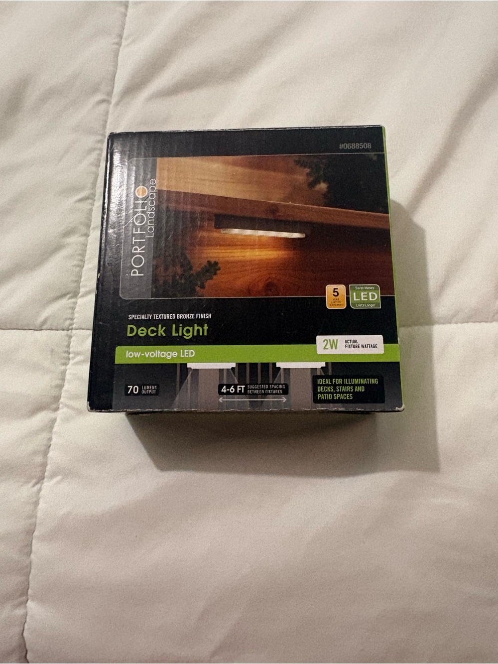 Portfolio Landscape Bronze Deck Light - Low-Voltage LED (Bronze)